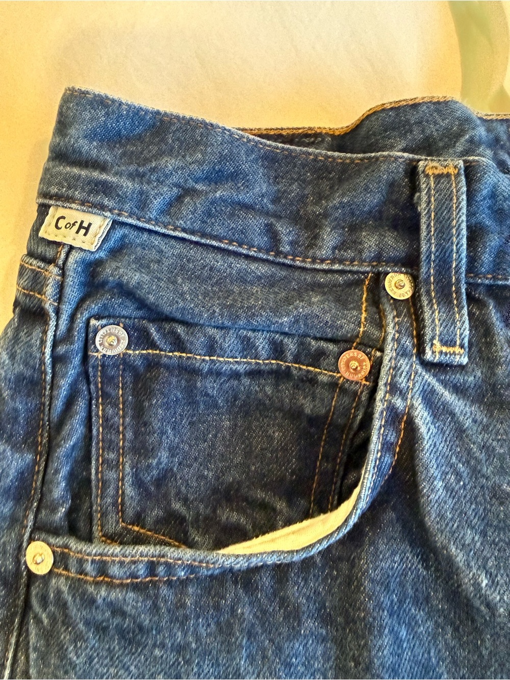 Citizen of Humility Gaucho Blue Denim Jeans Size: 29 Made in U.S - Picture 7 of 7